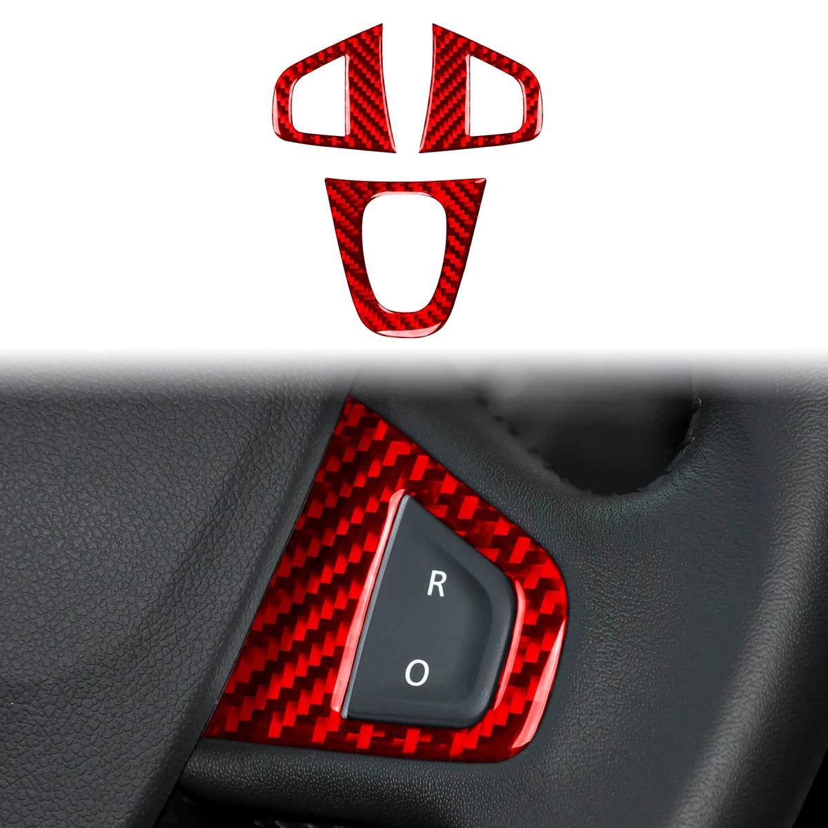 Car Steering Wheel Trim Soft Carbon Fiber Sticker For Renault Fluence Megane 3 RS Scenic 2009 2010 2011 2012 2013 2014 2015