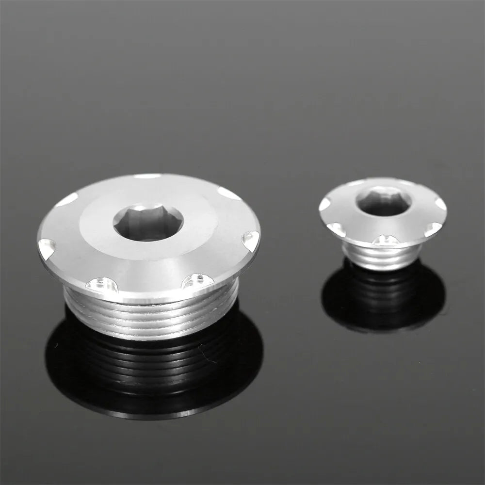 Engine Crankcase Plugs Oil Fluid Dipstick Cap For Honda CRF1