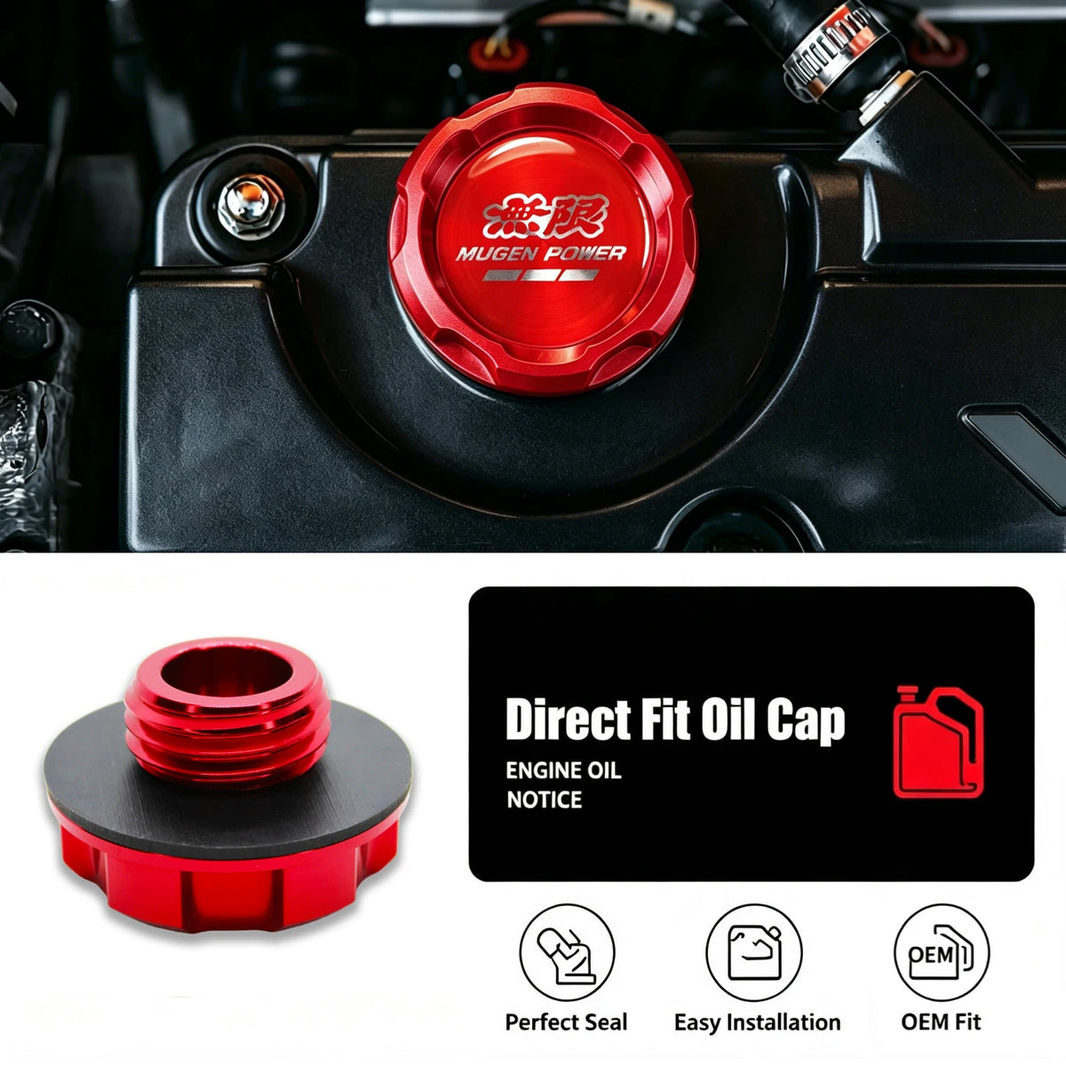 Aluminum ENGINE Oil Cap For Honda Accord SI Element ACURA IN
