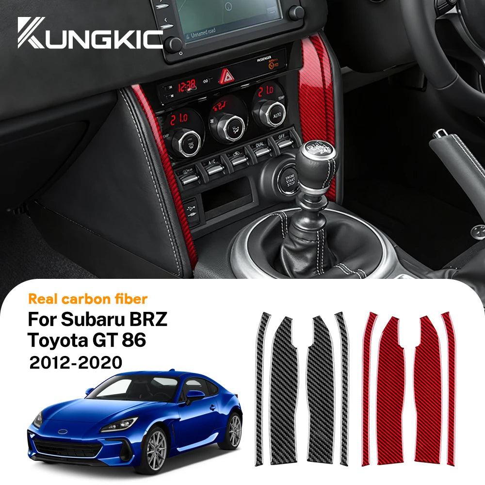 Real Soft Carbon Fiber Sticker For Subaru BRZ Toyota GT86 20