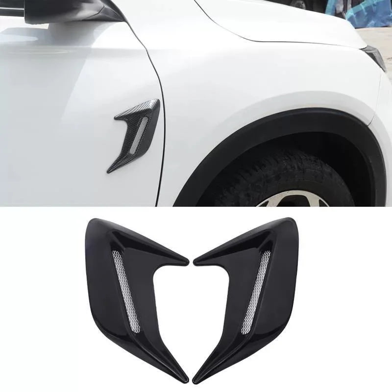Carbon Fiber Universal Car Shark Gills Fender Side Air Flow 