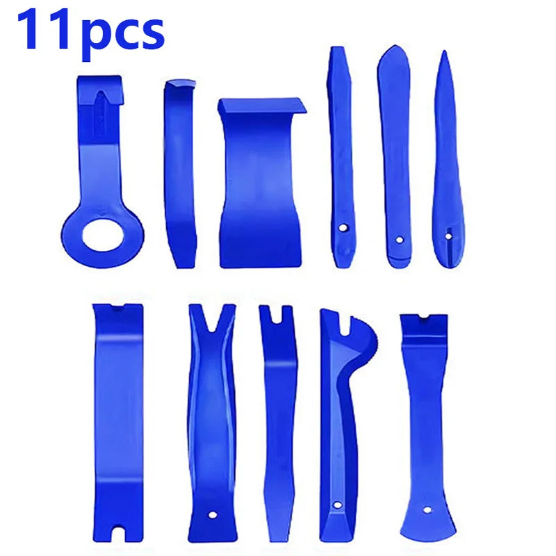 Car Trim Interior Plastic Disassembly Tools Kit Car Clip Pliers Fastener Remover Pry Tool Set Trim Removal have Tool Storage Bag