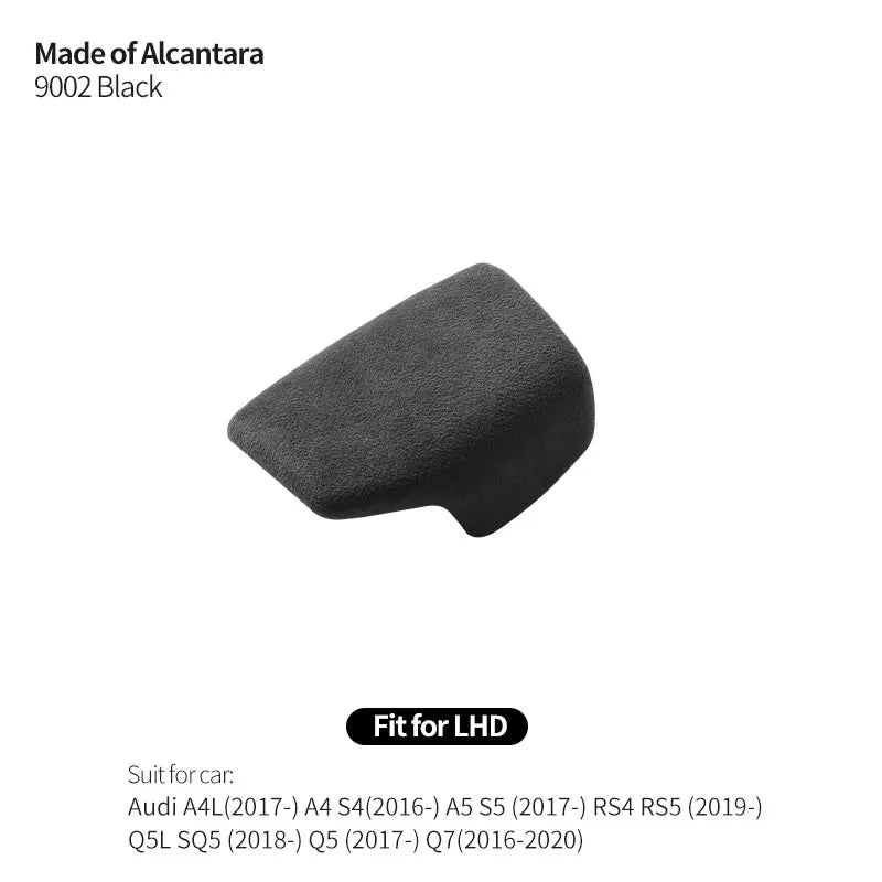 Made of Alcantara For Audi Sport B9 F5 FY A4 S4 A5 S5 RS4 RS5 Q5L SQ5 Q5 Q7 Gear Shift Knob Cover Trim Car Interior Accessories