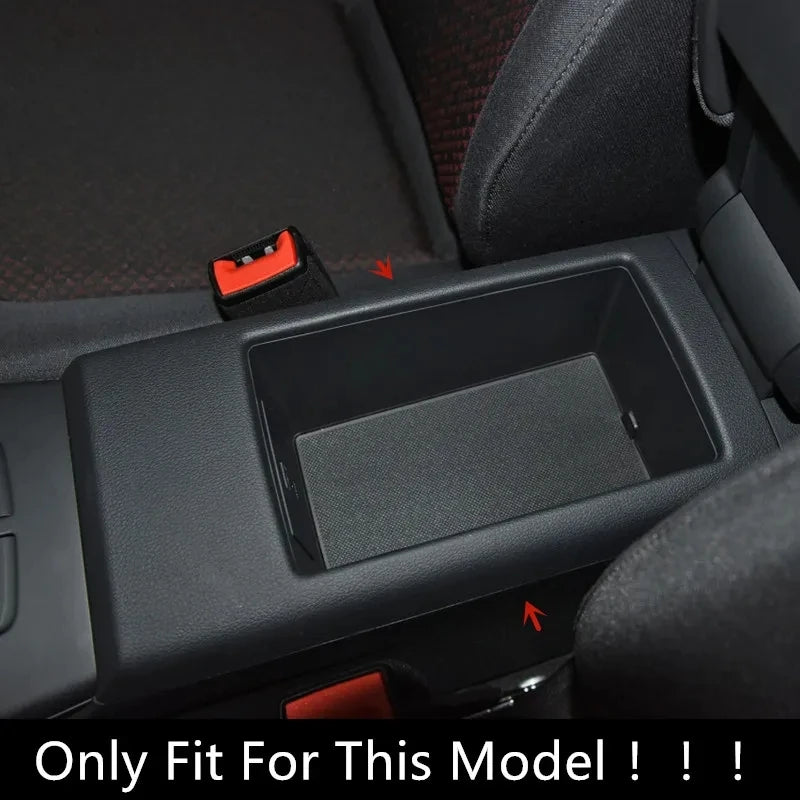 Carbon Fiber Car Styling Central Armrest Storage Box Panel C