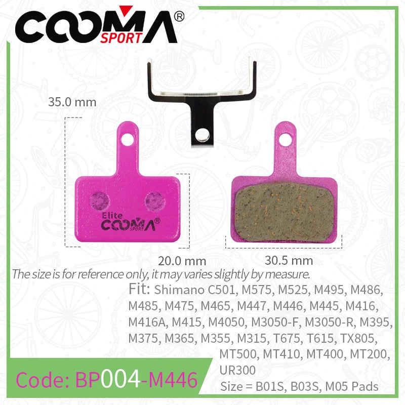 Ceramic Bicycle Brake Pads for SRAM Avid Shimano Magura Haye