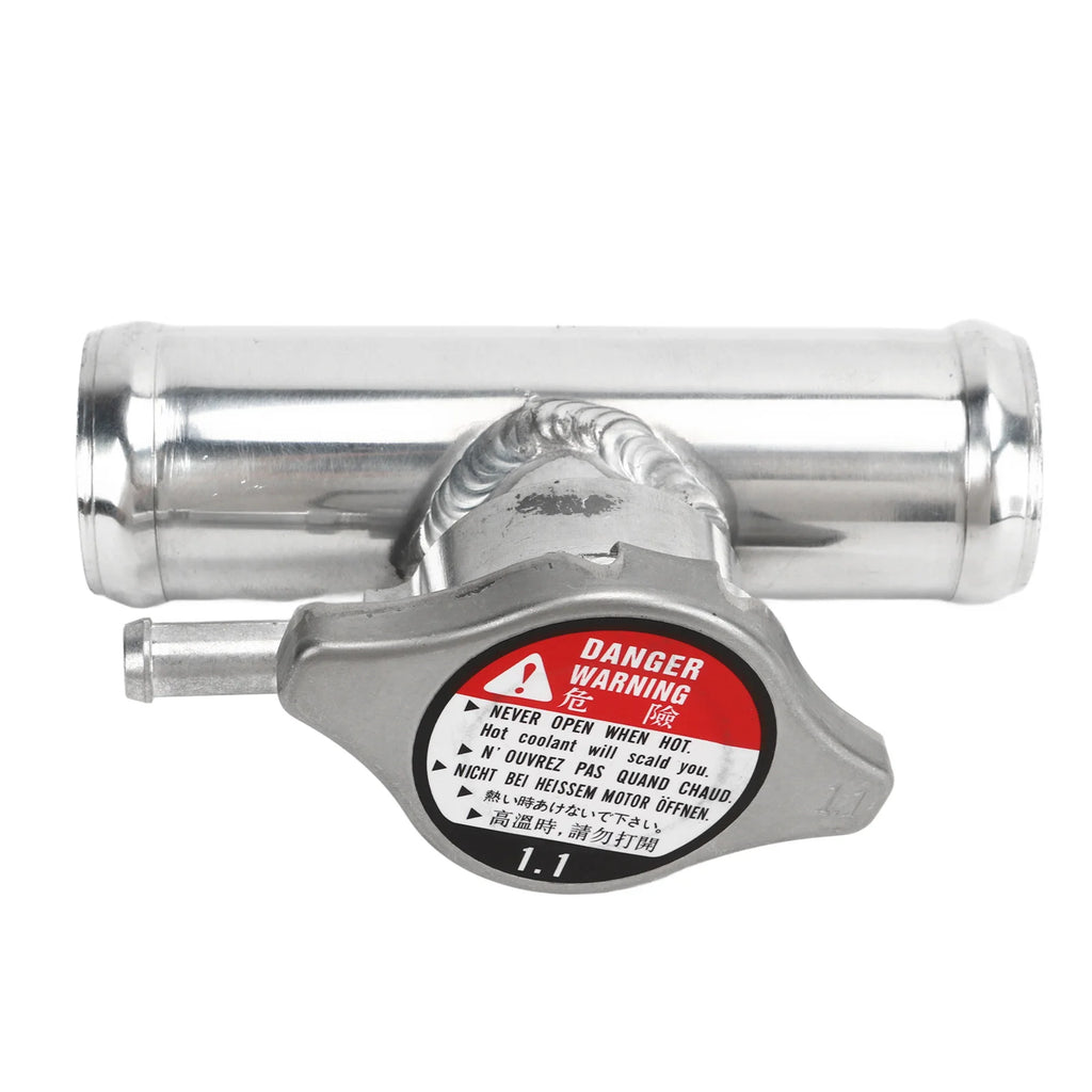T-6061 Aluminum Polished Surface Inline Radiator Neck Fillin