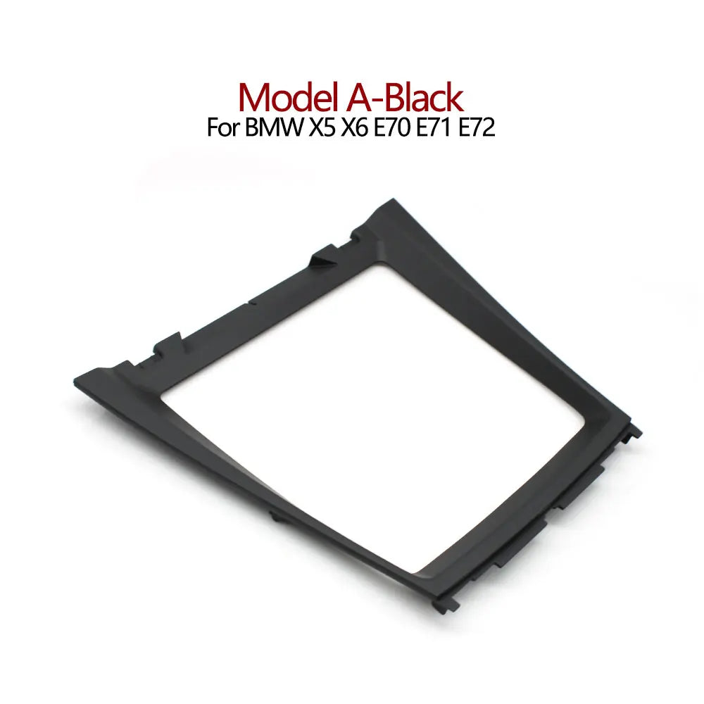 LHD RHD Car Front Center Console Water Cup Holder Decorative Cover Panel Trim For BMW X5 X6 E70 E71 E72 51166956756 51169129401