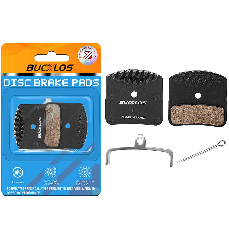 BUCKLOS Bicycle Brake Pads Durable Ceramic Road Mountain Bike Brake Pad Heat Dissaipation Mtb Brakes Pad Fit H03A H03C D02S D03S