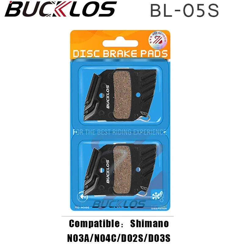 BUCKLOS Bicycle Disc Brake Pad Ceramic Bike Hydraulic Brakes Pads Road MTB Brake Pad for Shimano L05A J04C J05A H03A N03A NUTT