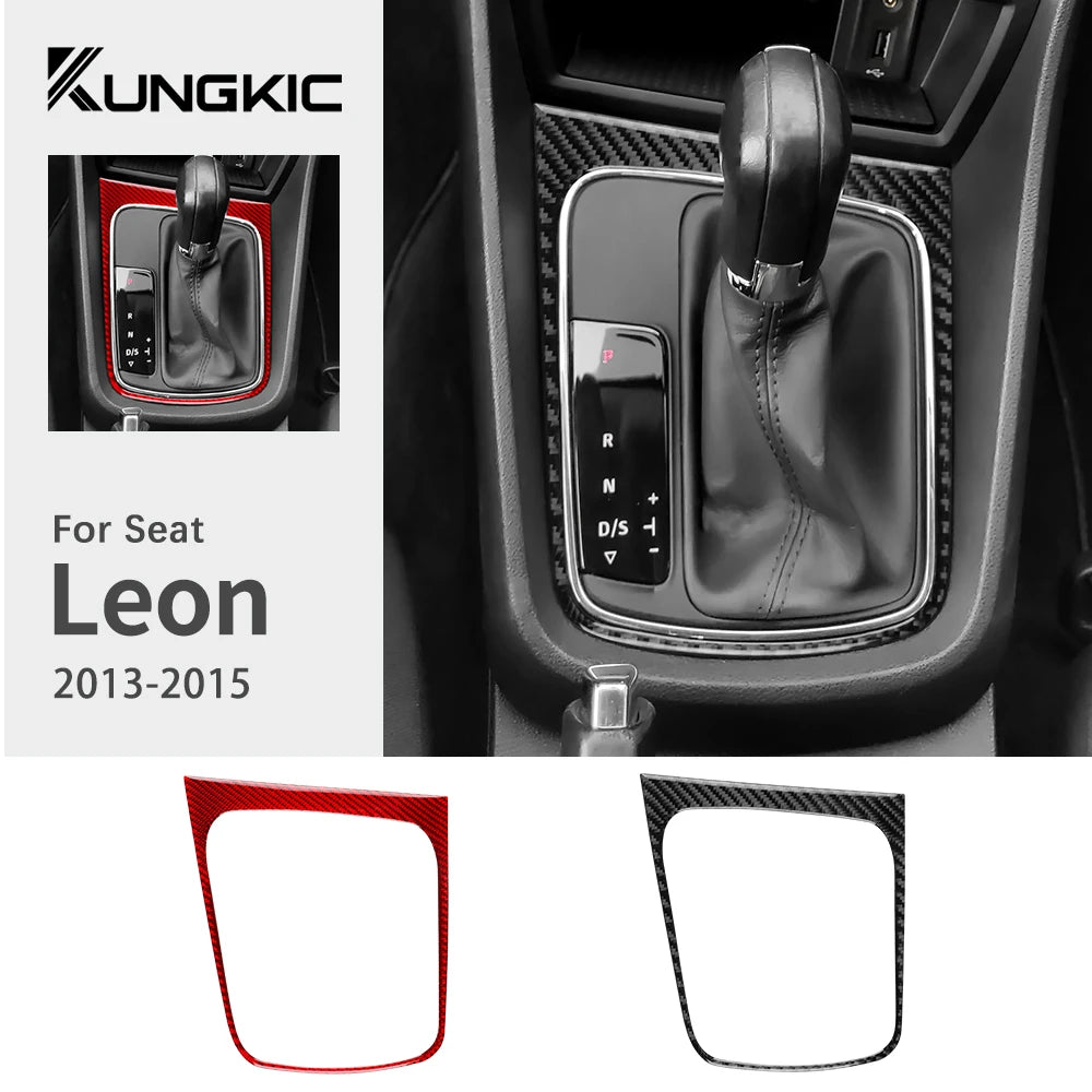 Real Soft Carbon Fiber Sticker For Seat Leon MK3 2013 2014 2