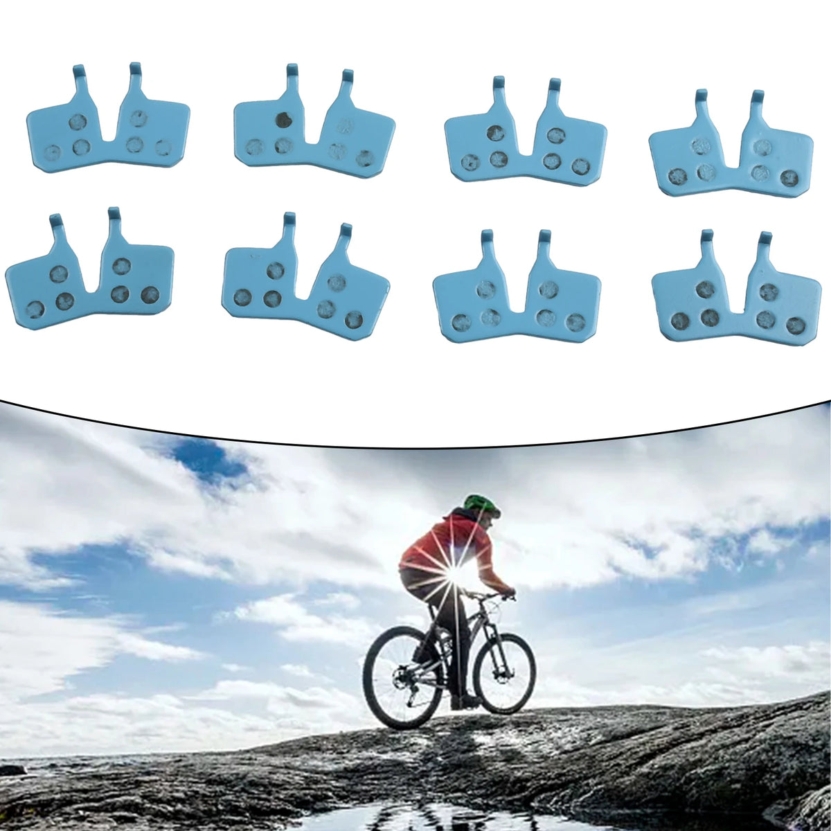 4 Pairs Of Mountain Bike Ceramic Disc Brake Pads For Magura 
