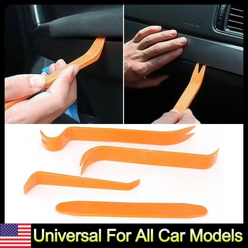 4PCS Plastic Car Trim Removal Tool Interior Dashboard Door W