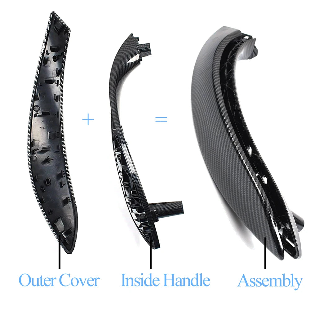 Carbon Fiber Interior Car Asseccories Door Pull Handle with 