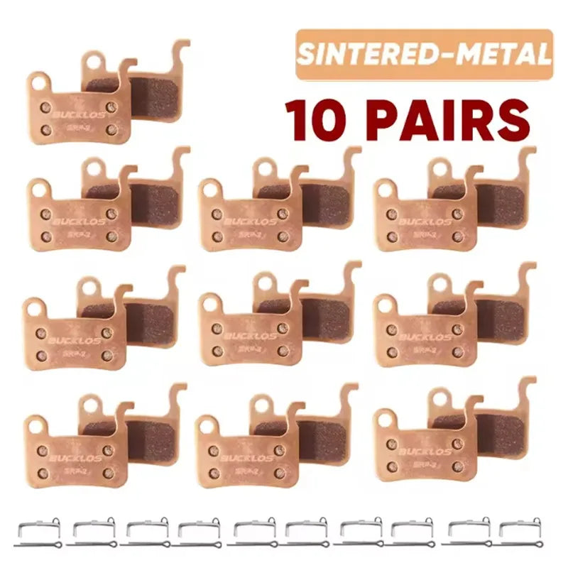 BUCKLOS Bike Brake Pads Resin/Ceramic/Copper-Based/Sintered-Metal Hydraulic Brake Pad wear-resistant Bike Pads Bicycle Parts