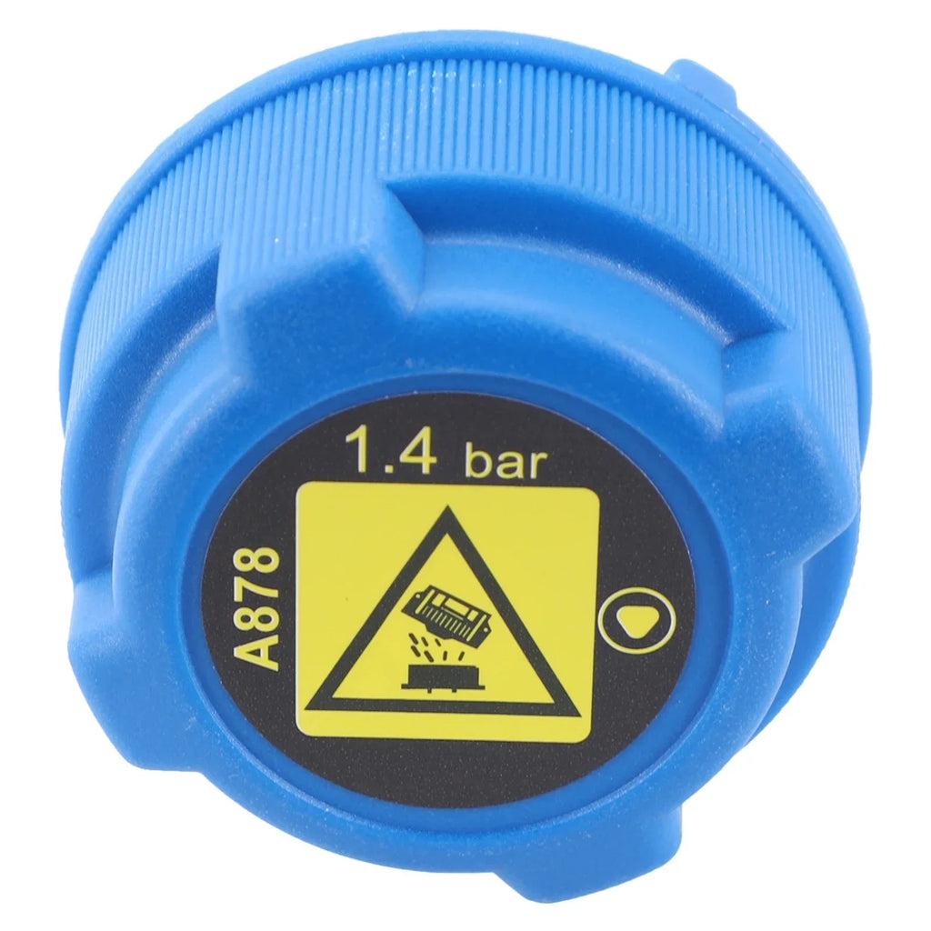 Car Radiator Expansion Water Tank Cap Cover Blue Accessories