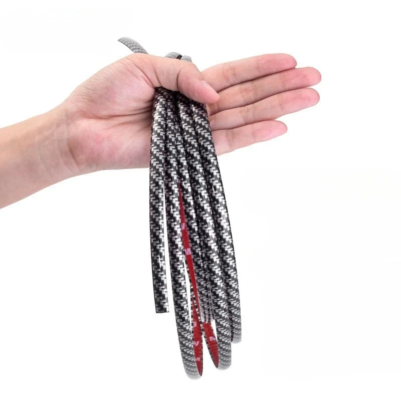 Car Stickers Carbon Fiber Auto Window Edge Protection Trim M