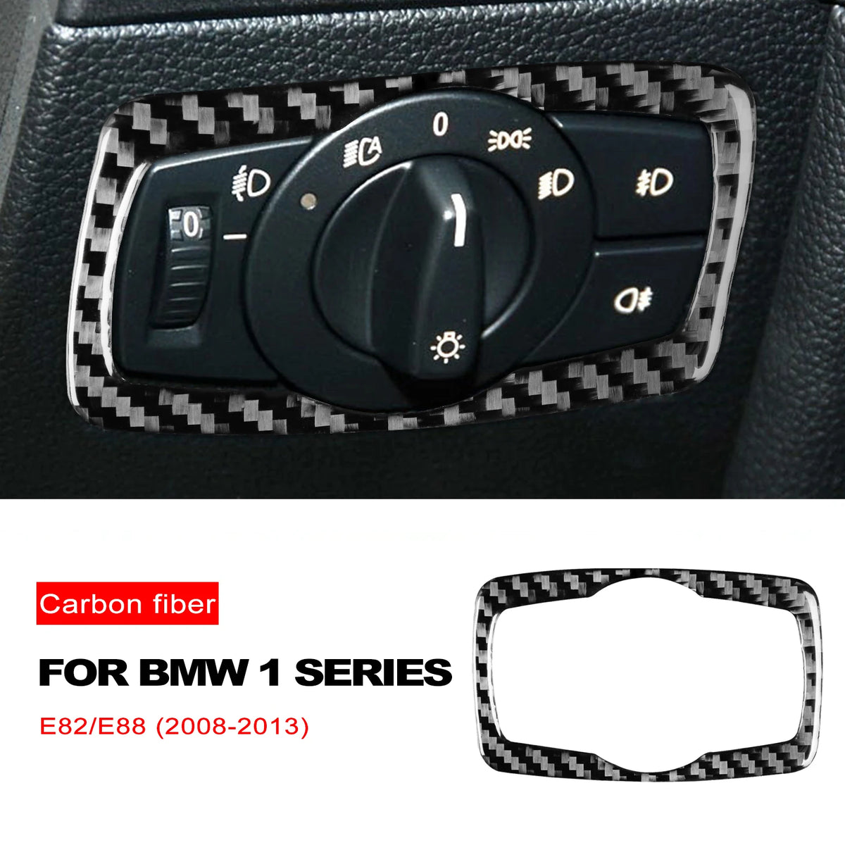 For BMW 1 Series E81 E82 E87 E88 2008-2013 Carbon Fiber Head