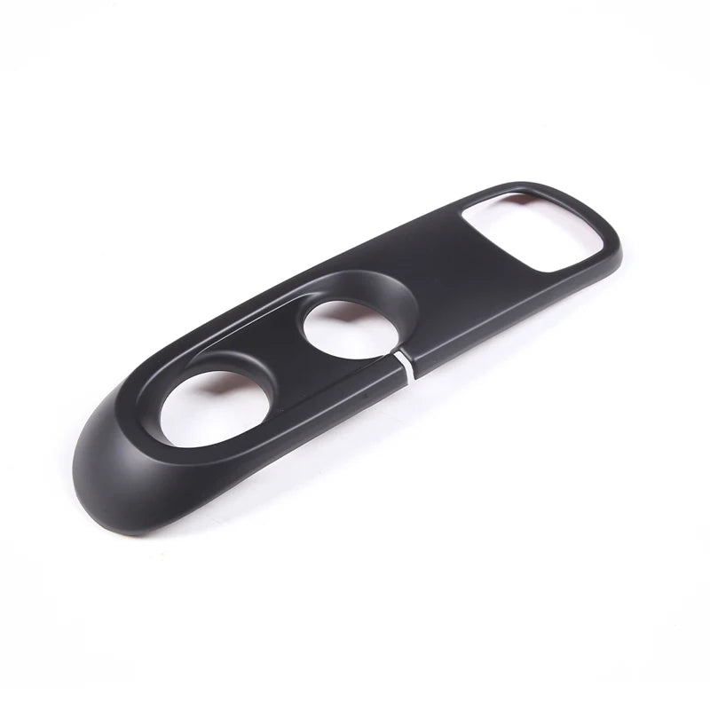 ABS Carbon Fiber Texture Car Center Console Gear Shift Panel Cover Trim Stickers For Mercedes Smart 451 Fortwo 2009-2015