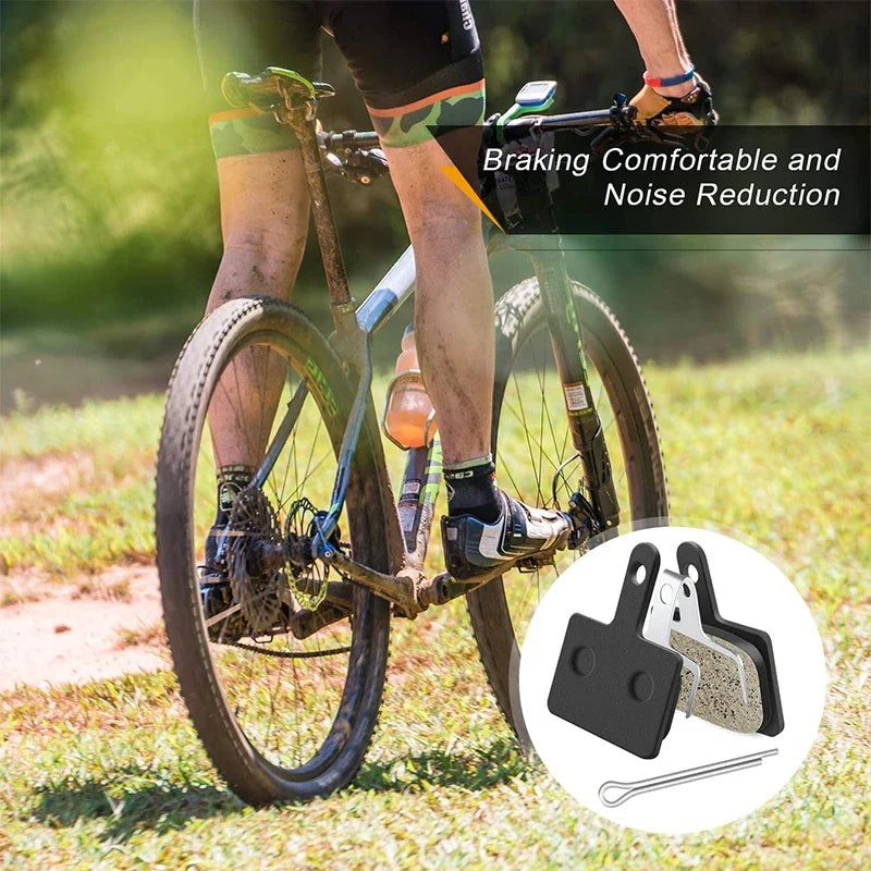 4 Pairs MTB Bicycle Resin Disc Brake Pads For Shimano B01S M