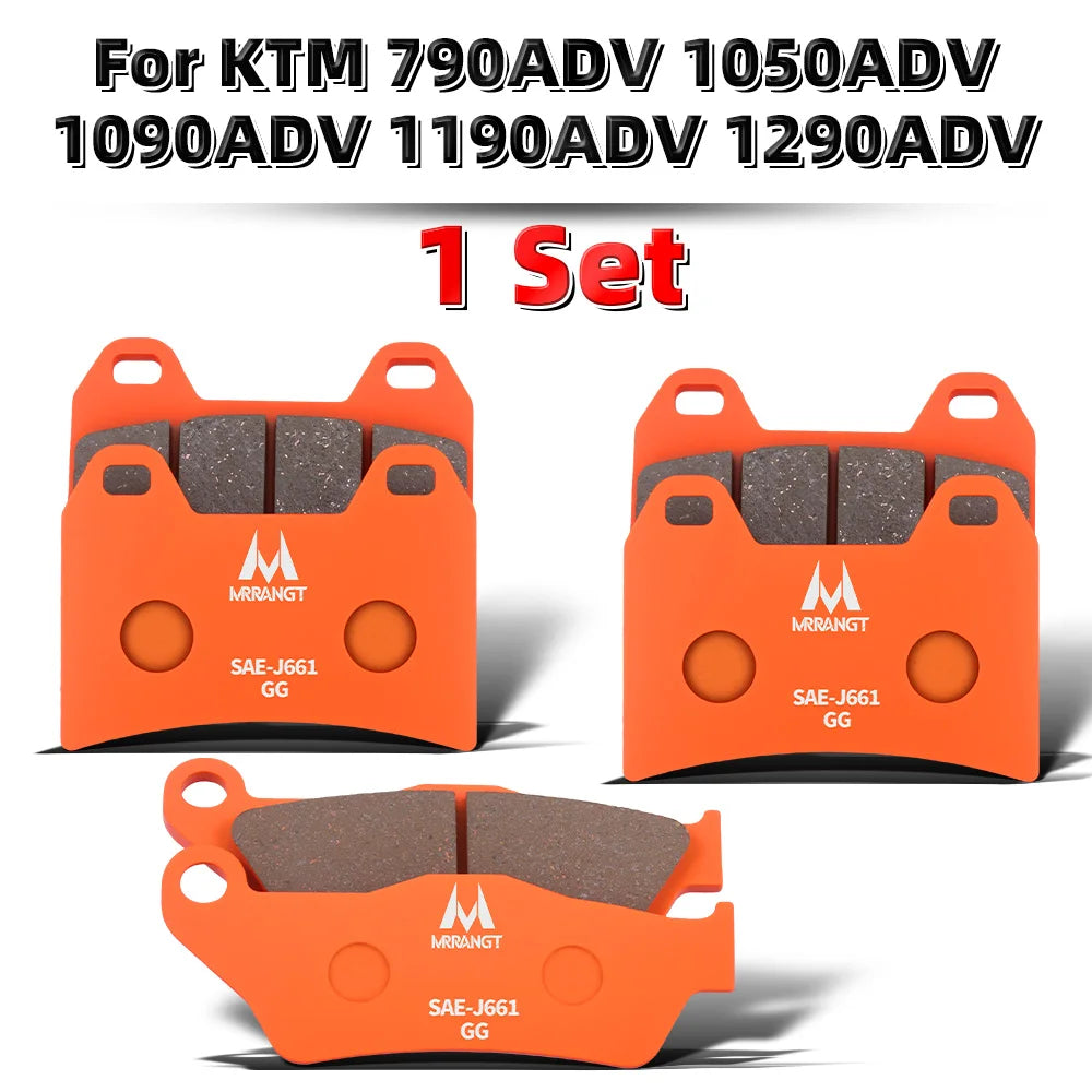 MRRANGT Motorcycle Ceramic Brake Pads Kit For KTM Duke 390 790 1290 Adventure ADV 790 1050 1090 1190 1290 Models Front Rear Set