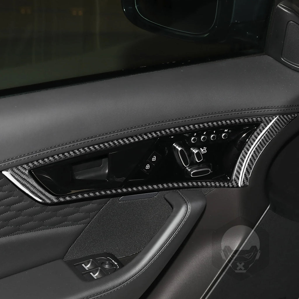 For Jaguar F-TYPE 2013-2024 Carbon Fiber Center Console Gear