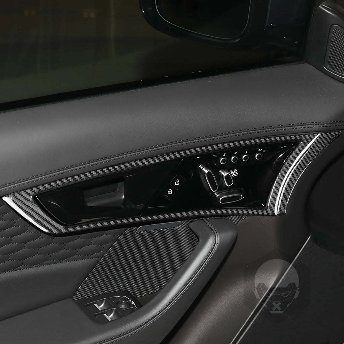 For Jaguar F-TYPE 2013-2024 Carbon Fiber Center Console Gear
