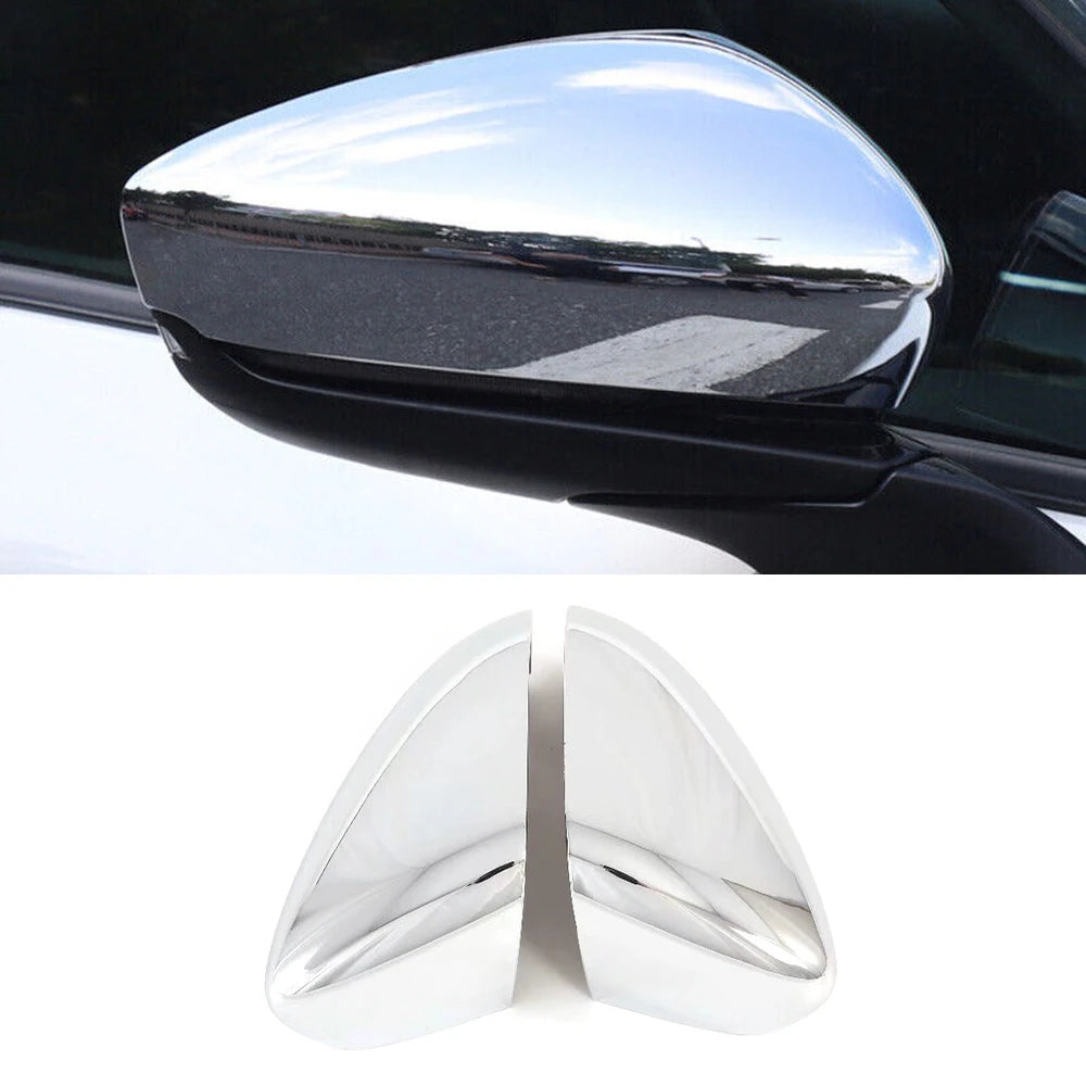 For Mazda 3 Axela 2019 2020 2021 2022 2023 Car Rearview Side Mirror Cover Wing Cap Exterior Door Case Trim Carbon Fiber Look