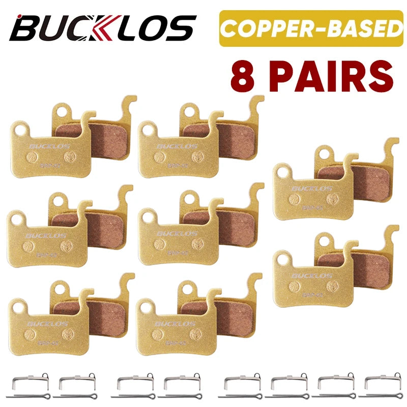 BUCKLOS MTB Disc Brake Pads for SHIMANO A01S Copper-Based Metal Hydraulic Brake Pad Mountain Bike Brake Pads for M975 M765 M595