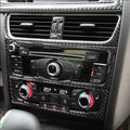 For Audi A4 B8 A5 S5 Carbon Fiber Center Console Dashboard G