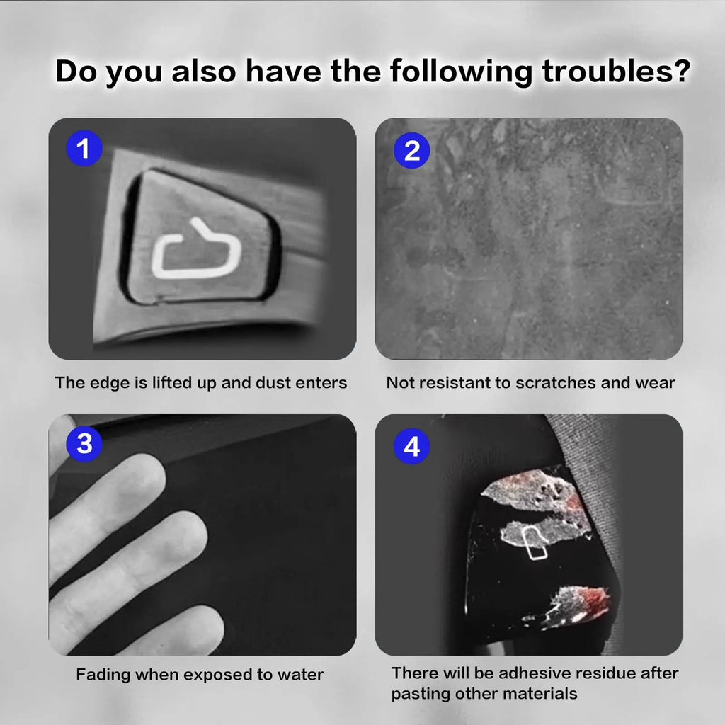 For Tesla Door Switch Button Sticker Model 3 Y 2019-2025 Car