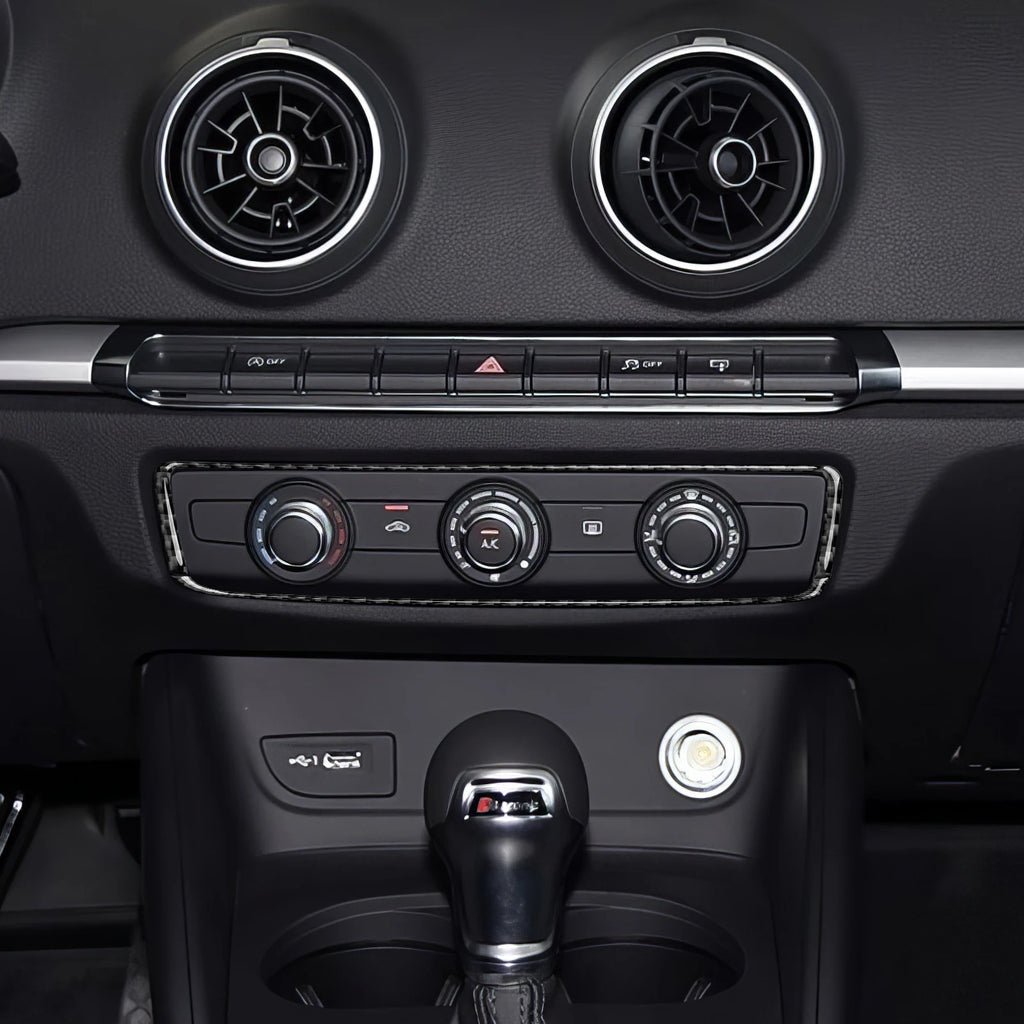 For Audi A3 S3 RS3 8V (2013-2020) Carbon Fiber Interior Stic