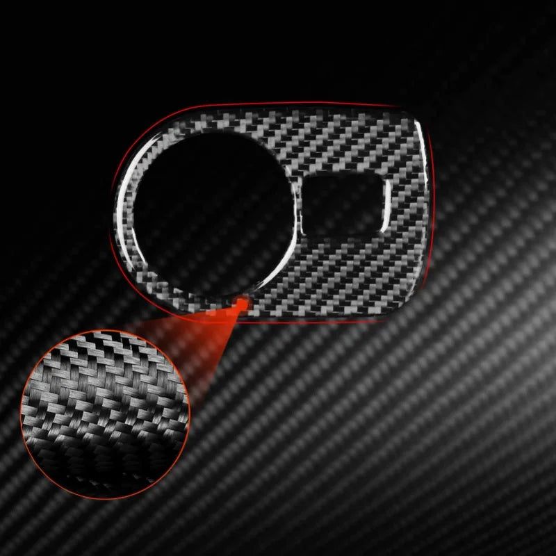 Real Soft Carbon Fiber Sticker For Seat Leon 2005 2006 2007 