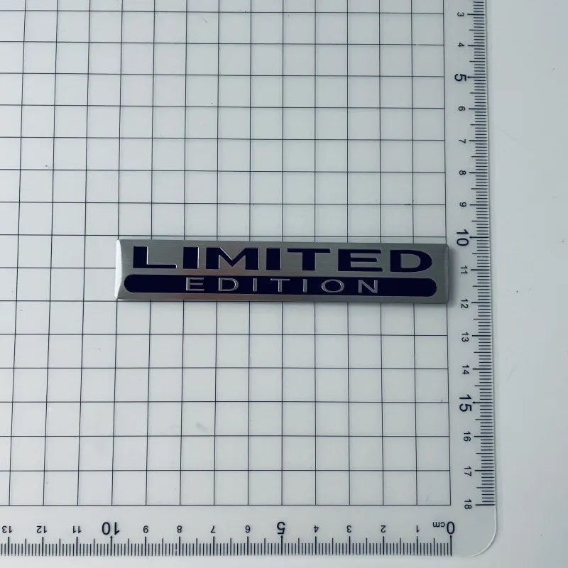 Metal Limited Edition 3D Car Body Badge Window Rearview Mirr