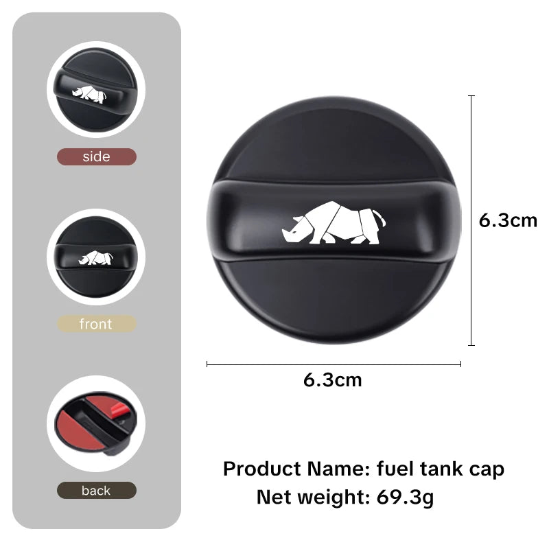 Car Petrol Tank Cap Filler Dust Cap 98 95 Fuel Tank Cap Trim