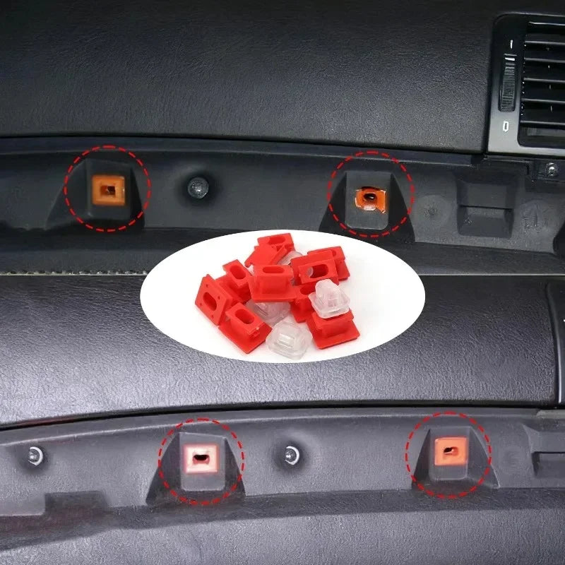 20/10/5pcs Car Door Moulding Clips for BMW Series E46 E90 E9
