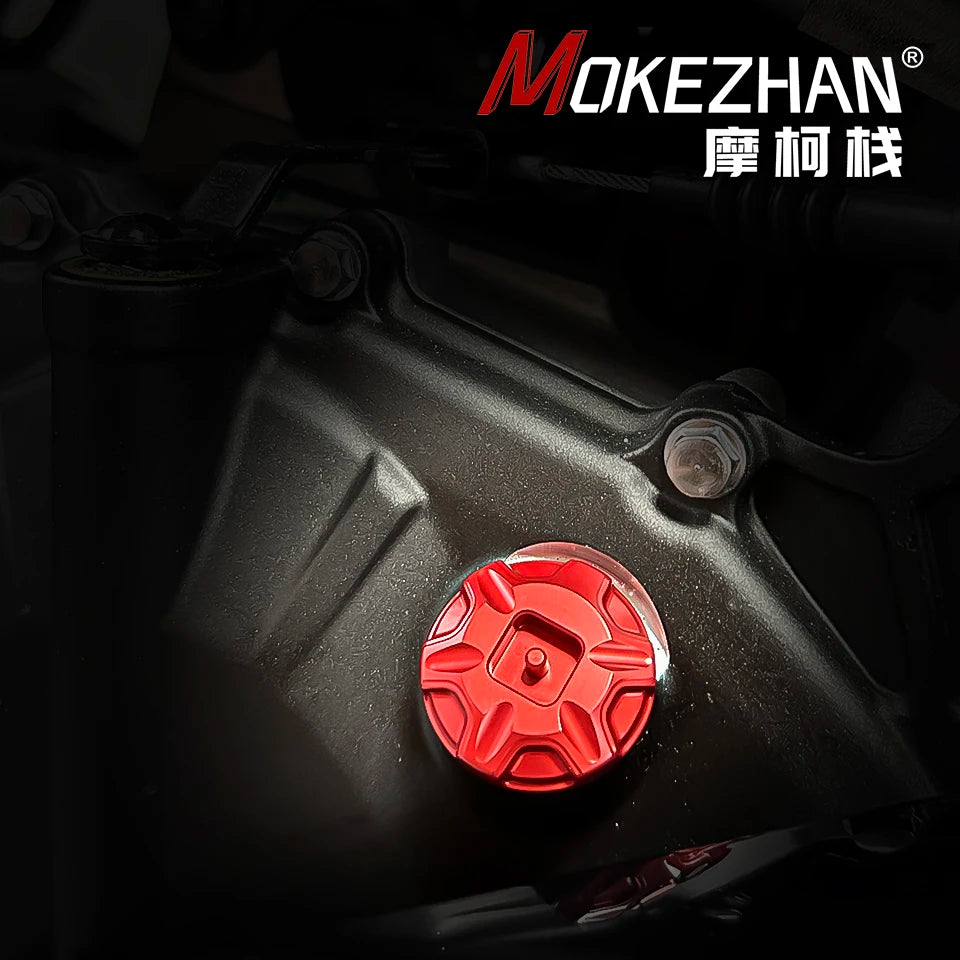 Motorcycles Anti theft Engine Oil Filler Cap Cover Accessori