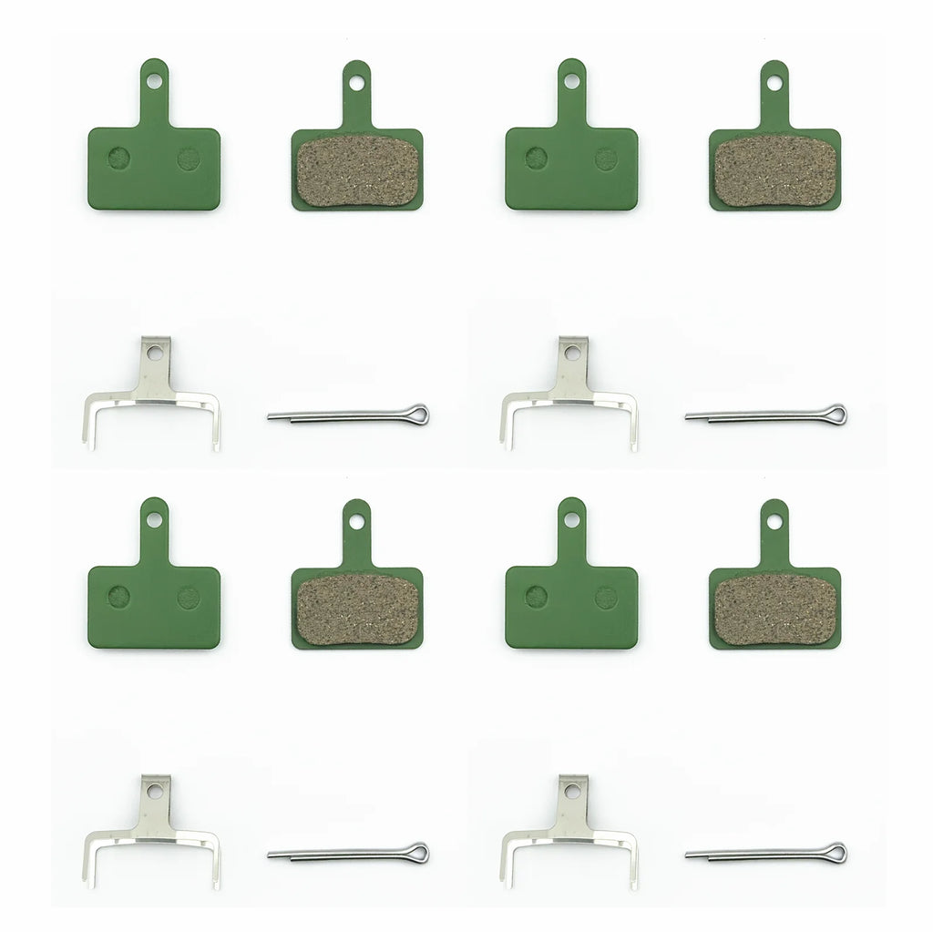 2/4/12Pairs Bicycle Disc Brake Pads Resin / Semi-Metal / Ceramics For Shimano Deore B01S B03S B05S MT200 MT400 MT500 UR300 M3050