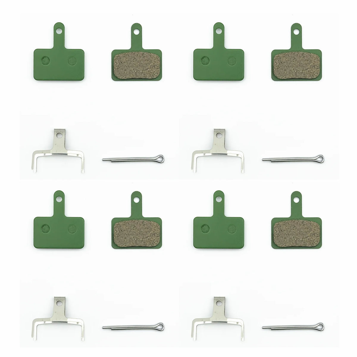 2/4/12Pairs Bicycle Disc Brake Pads Resin / Semi-Metal / Ceramics For Shimano Deore B01S B03S B05S MT200 MT400 MT500 UR300 M3050