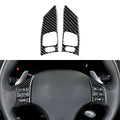 Real Soft Carbon Fiber Sticker For Lexus IS250 300 350C 2006 2007 2008 2009 2010 2011 2012 Steering Wheel Button Switch Trim Car