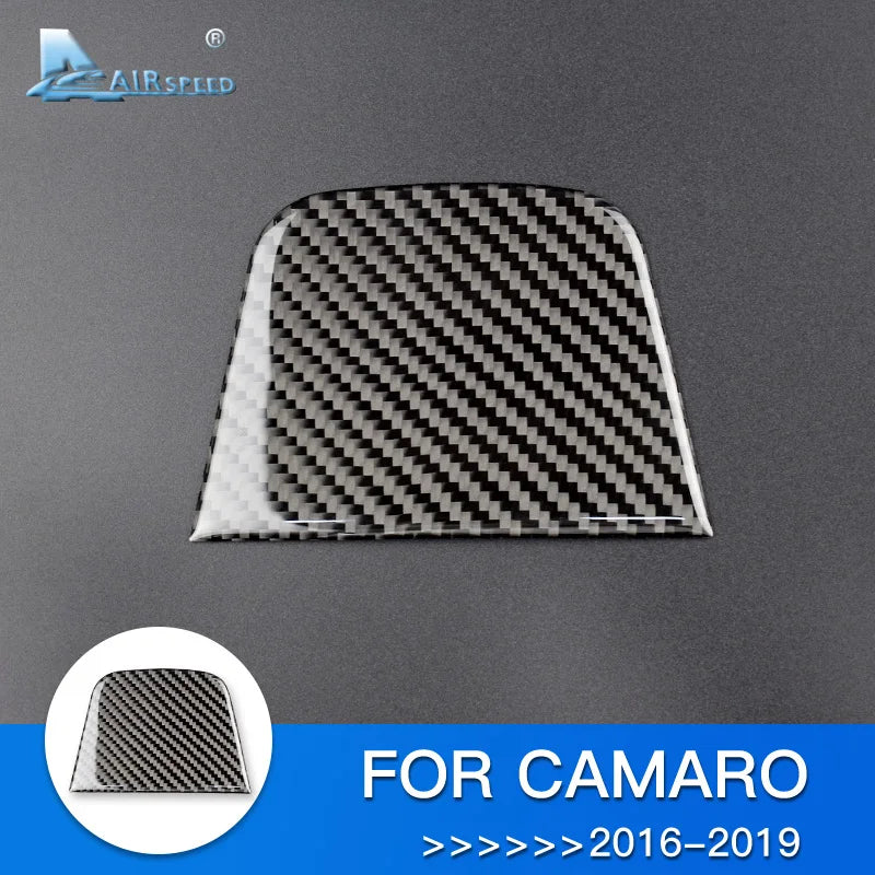 Real Carbon Fiber for Chevrolet Camaro 2016 2017 2018 2019 2020 2021 2022 2023 Car Interior Trim Red Black Accessories Sticker