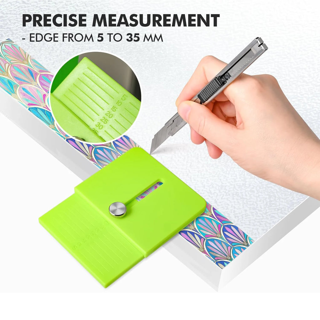 FOSHIO 2pcs/Pack Window Tint Edge Cutting Small Guide Plate 