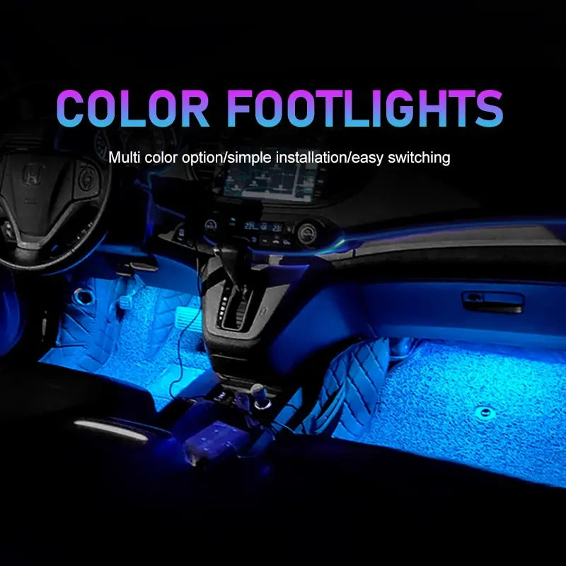 Car Neon Light Foot Light LED Interior Decoration Backlight 
