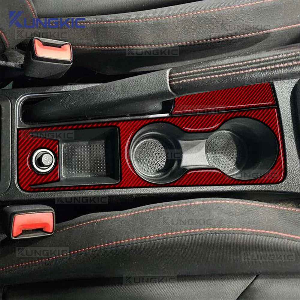 Real Soft Carbon Fiber Sticker For Seat Ibiza 6F 2018 2019 2