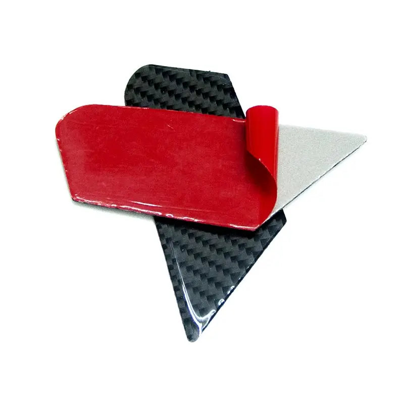 4pcs Carbon Fiber Car Door Inner Bowl Decoration Stickers Tr