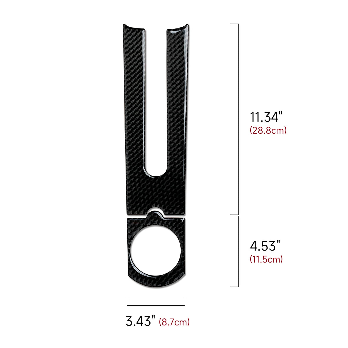 For SEAT Cordoba Ibiza 6L (2002-2009) Trim Accessories Carbo