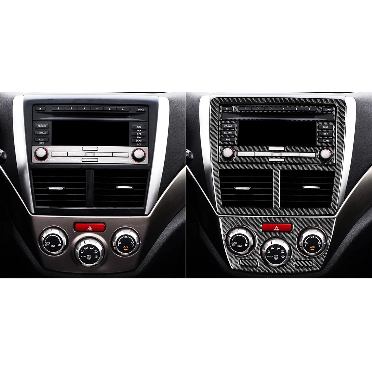 For Subaru Impreza 2009 2010 2011 Accessories Carbon Fiber C
