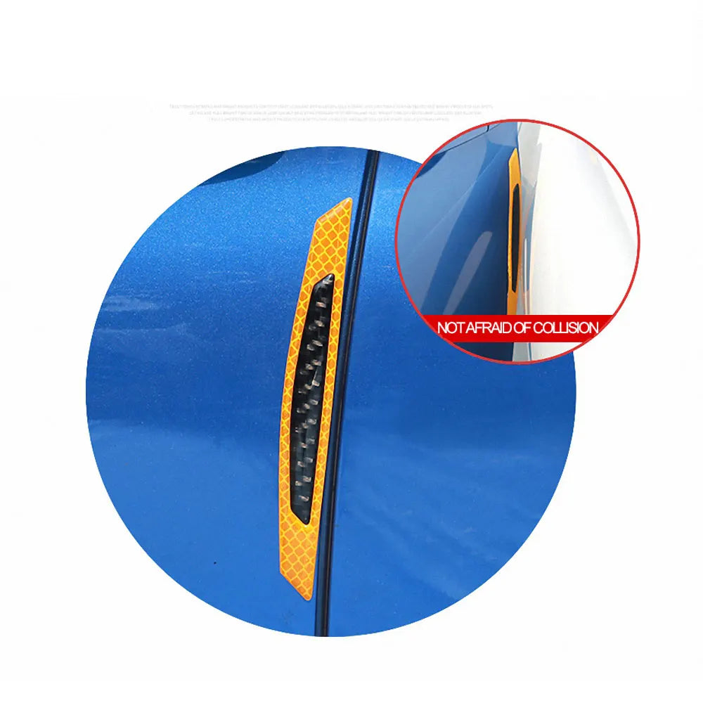 4Pcs/Set Reflective Warning Door Side Edge Protection Anti-S