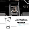 Soft Carbon Fiber Sticker For Cupra Leon/Cupra Formentor 2025 2026 LHD RHD Automatic Car Central Control Gear Panel Shift Trim