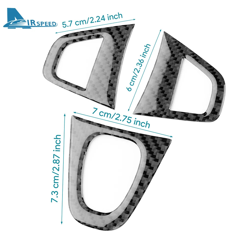 Real Soft Carbon Fiber Sticker For Renault Fluence Megane 3 