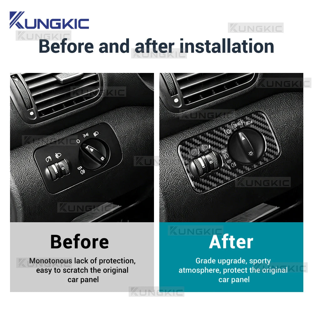 Real Soft Carbon Fiber Sticker For Seat Leon MK1 1M 1999 200